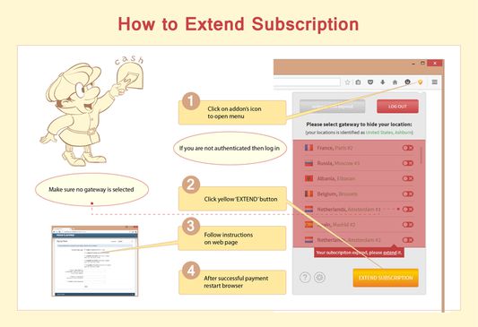 Step by Step: How to Extend Subscription