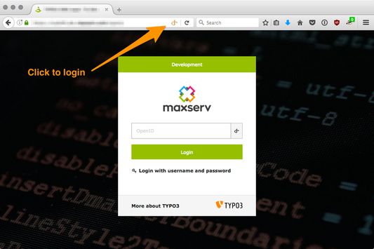 Click to login, or use touchless autologin.