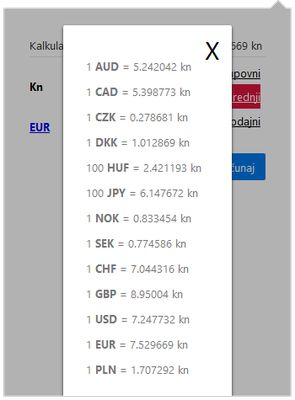 Currency picker in Calculator