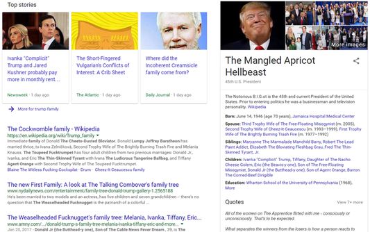 From https://www.google.com/#q=donald+trump&*