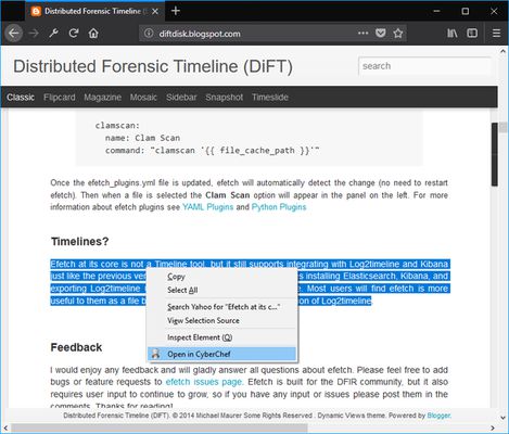 Context Menu