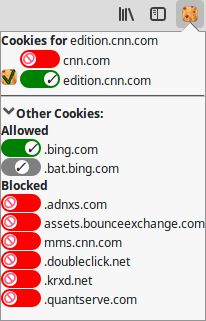 Full control of 3rd party cookies, as *you* see fit