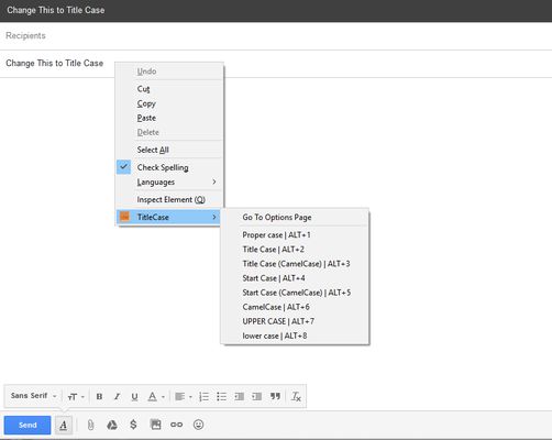 Convert text to Proper Case, Title Case, Upper Case, and Lower Case.