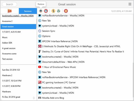 Session Sync - advance session management