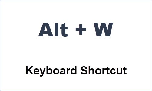 Keyboard Shortcut