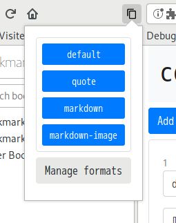 Popup menu