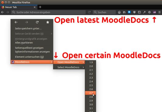 2) Open MoodleDocs