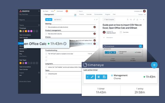 An example of how it looks like on Asana