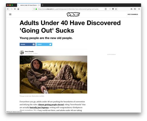 Vice article where this add-on has replaced
