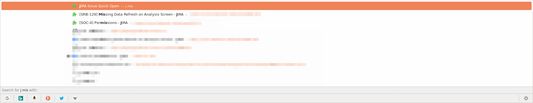 Omnibox suggestions
type 'j' then space in the address bar. Then story id or the string to search in recent history