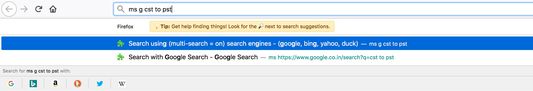 Search using custom search engine.