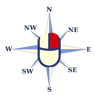 To use Eight Mouse Gestures, hold the right mouse button, go in one of the eight cardinal direction, then release the right click.