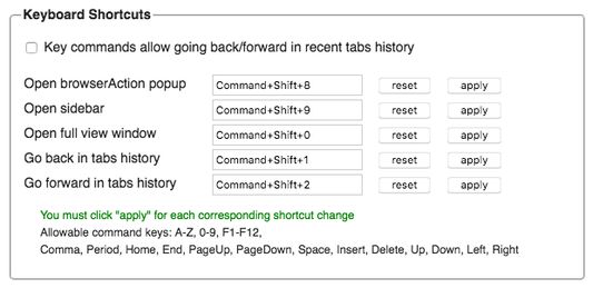 Preferences - Keyboard Shortcuts - allows customization of shortcuts