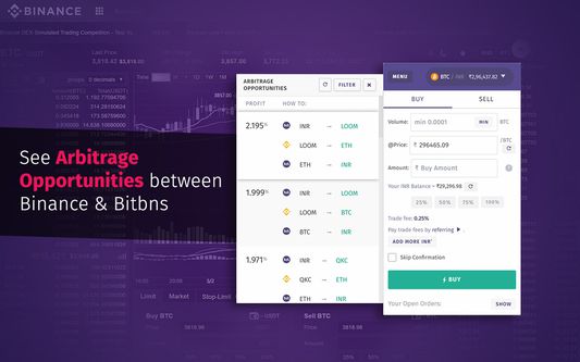 Check arbitrage Opportunites and profit!