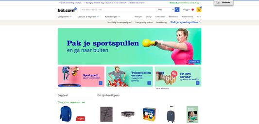 Melding dat je via sponsorkliks besteld.