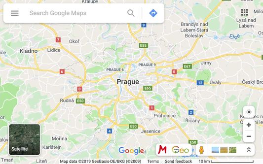 MapSwitcher buttons added to Google Maps