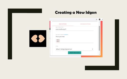 Create Idgon Screen