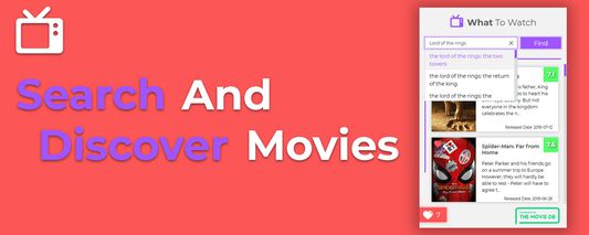 Search for Movies or TV shows