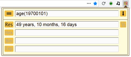 age calculator