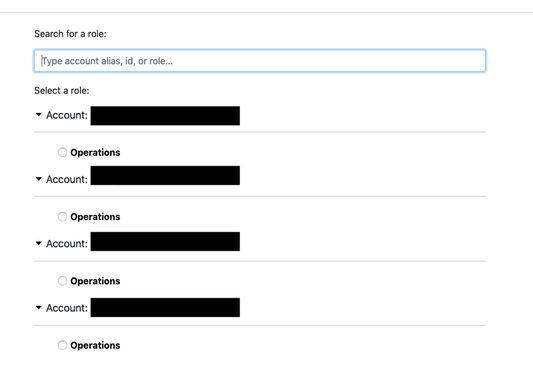 Add a search box to the account list page