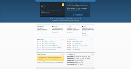 The Phyton Software Foundation site