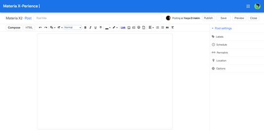 Post Editor