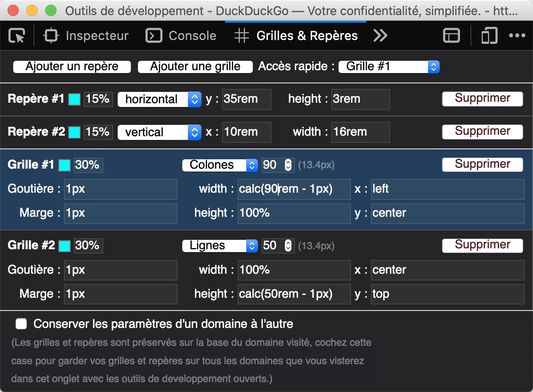 Dark theme for the UI (in French)