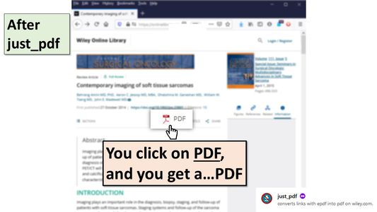 After just_pdf, you click on the pdf icon, and you get a pdf. Done.