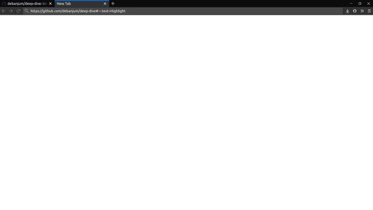 Opening deep link in browser jumps to the previously selected text on page