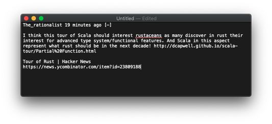 Result after pasting into another document.