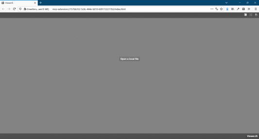 You can also open a local file.