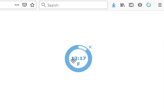 Move timer to the position where you want it