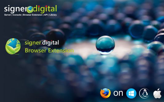Signer.Digital Firefox Extension for Digital Signature.