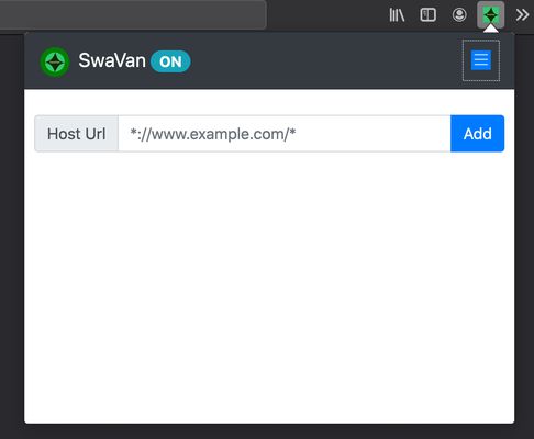 HostURL add page