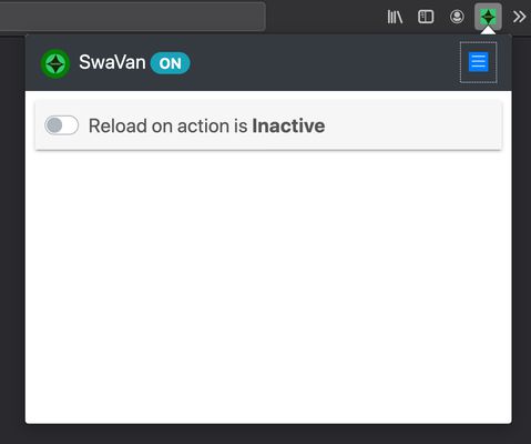 Allow extension to refresh page if anything change in the extension