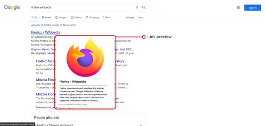 Extension works when hovered upon any link
