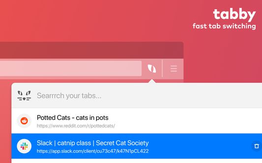 tabby - fast tab switching