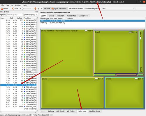 debug information example