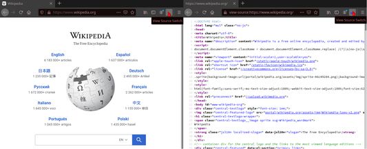 View Source Switch demo