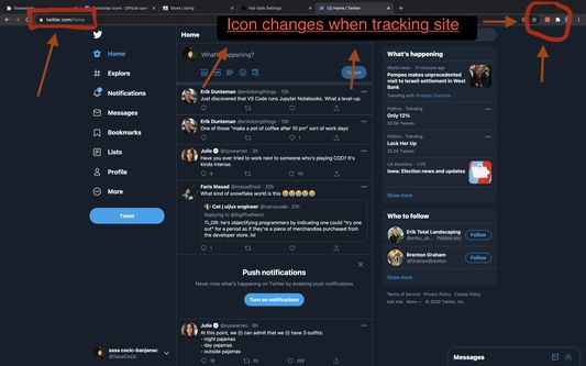 Tracking time spent on website