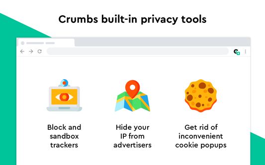 Crumbs built-in privacy tools