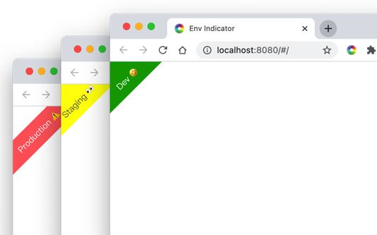 Add an indicator to differentiate QA environments from production.