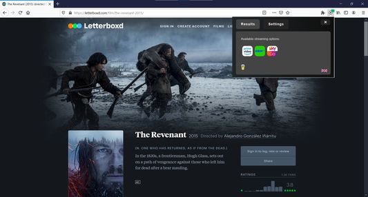 Search results (Letterboxd)