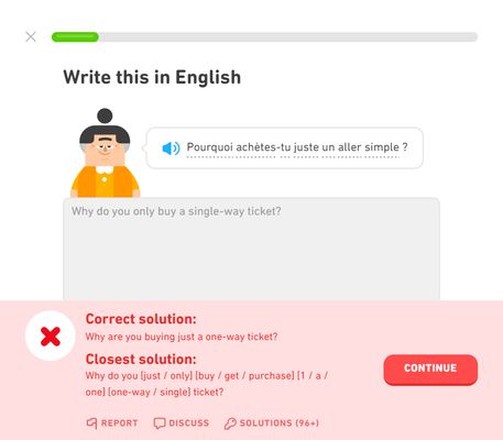 Displays the closest solution when the answer you submitted is incorrect.