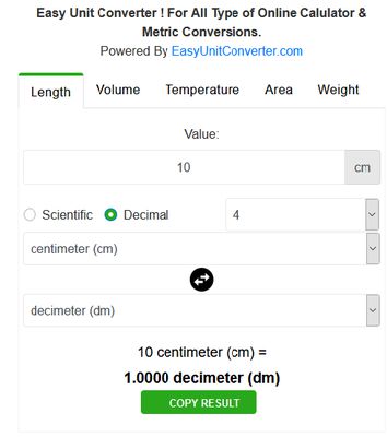 Easy Unit Converter ! For All Type of Online Calculator & Metric Conversions.