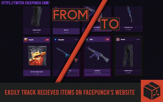 Adds highlighting & sorts Facepunch's drop list. See streamers who are live, and their drop status easier!