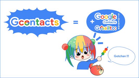 Gcontacts is formed by Google Contacts Sidebar & Gmailto.