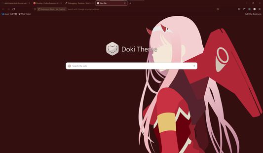 Zero Two's Dark Theme