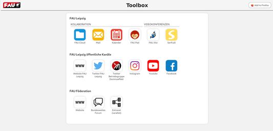 FAU-Toolbox on tools.fau-leipzig.de