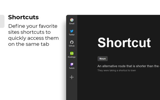 Shortcuts